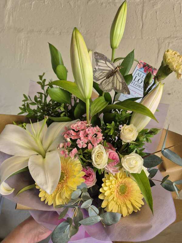 Flowers delivered to customer