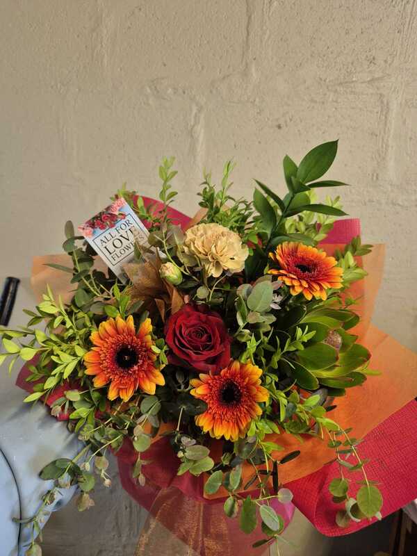 Flowers delivered to customer