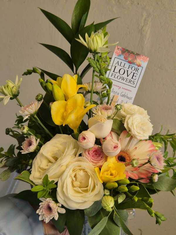 Flowers delivered to customer