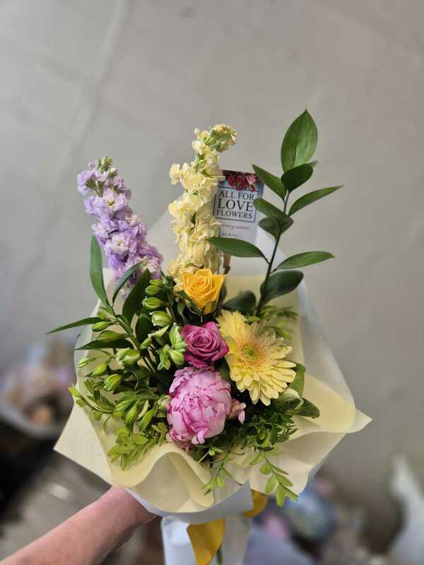 Flowers delivered to customer