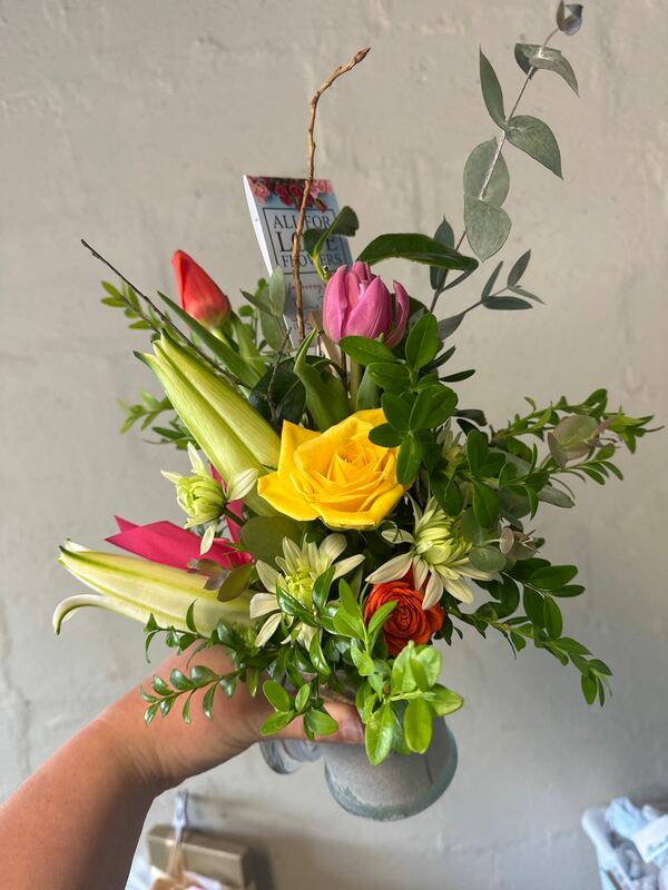 Flowers delivered to customer
