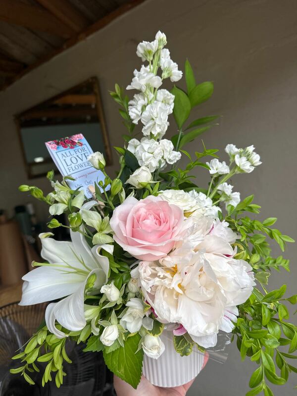 Flowers delivered to customer