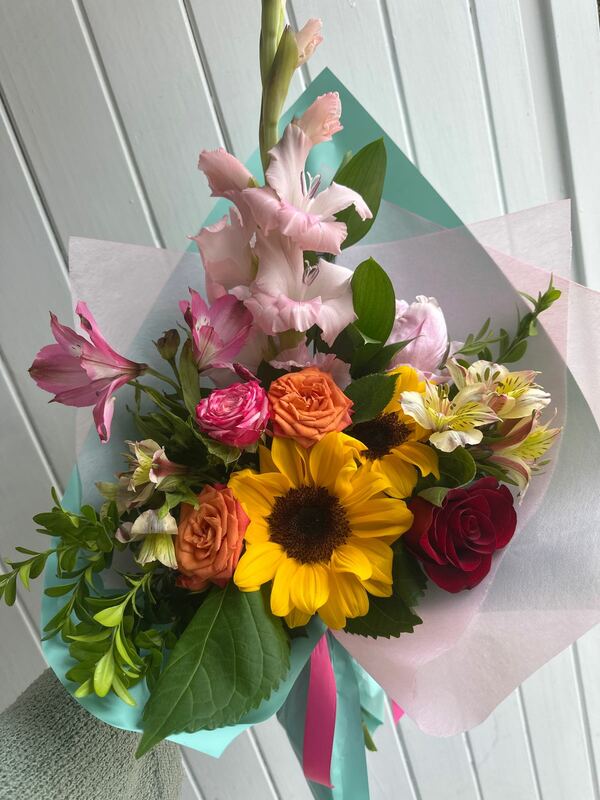 Flowers delivered to customer