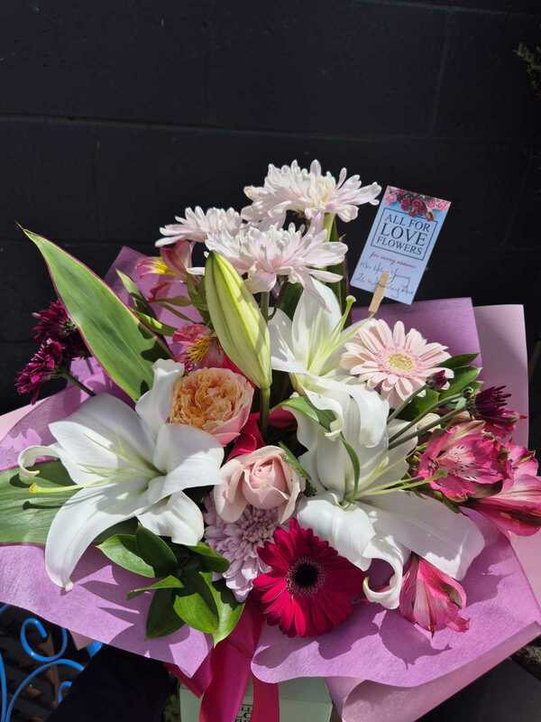 Flowers delivered to customer