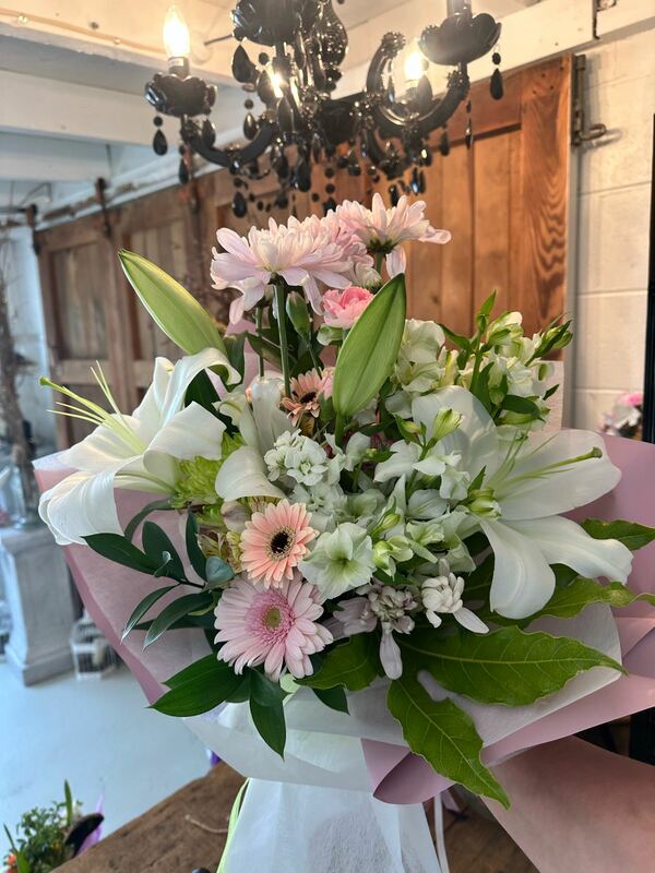Flowers delivered to customer