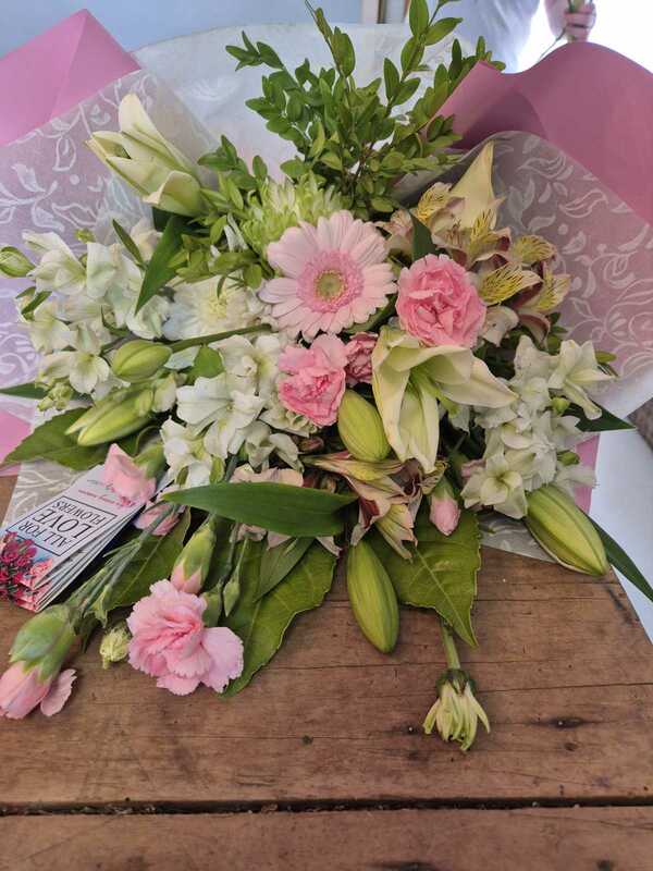 Flowers delivered to customer