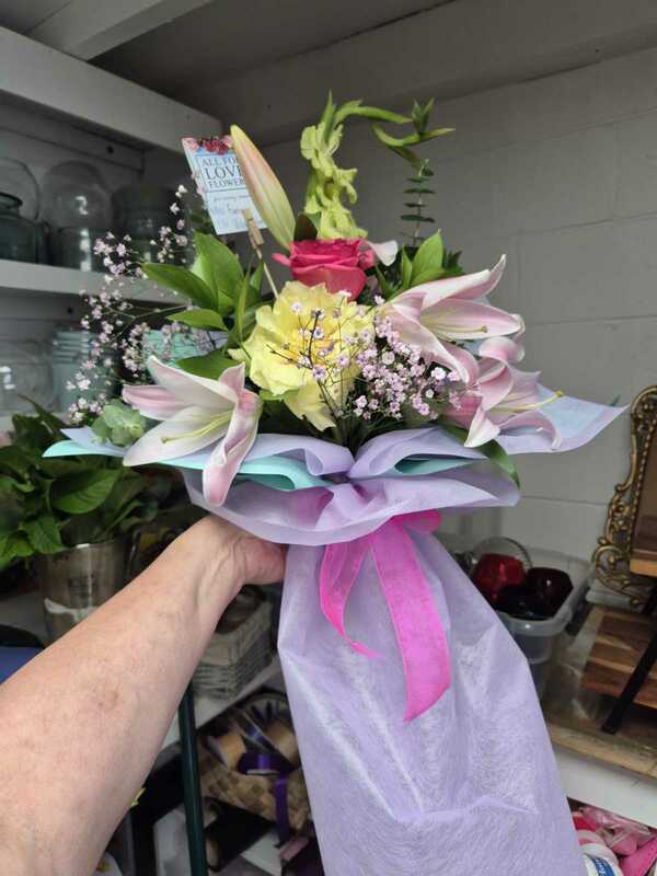 Flowers delivered to customer