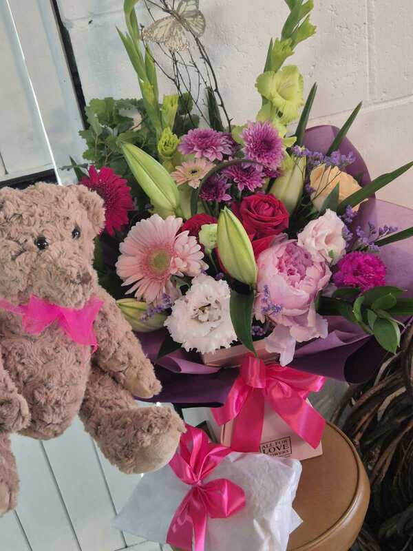 Flowers delivered to customer