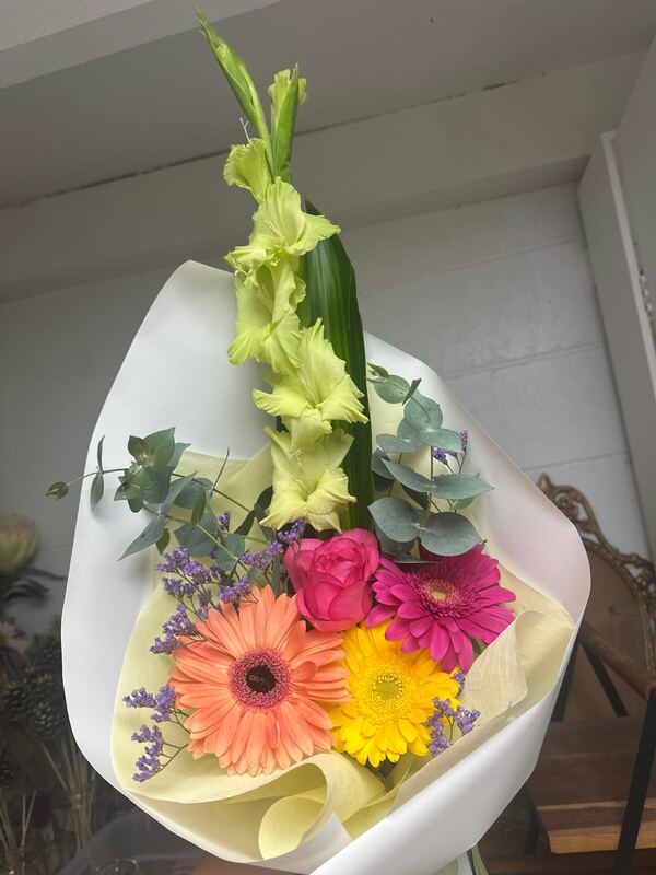 Flowers delivered to customer