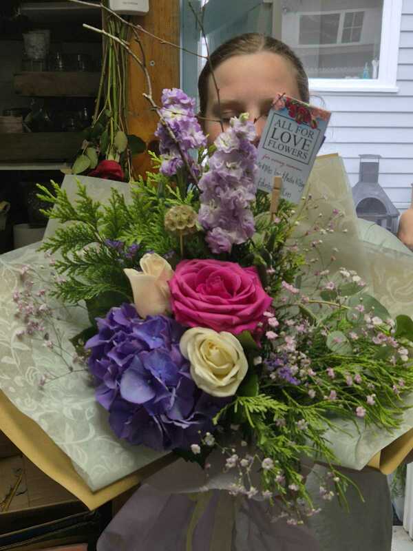 Flowers delivered to customer