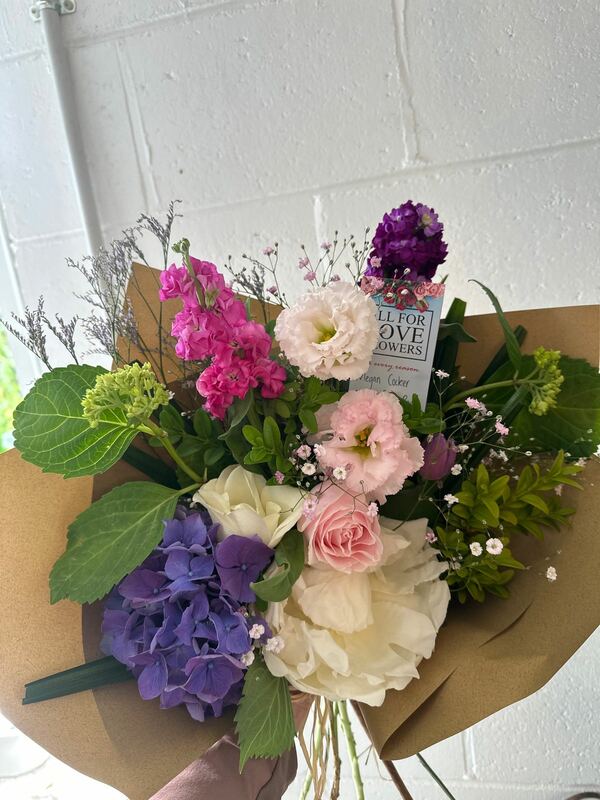 Flowers delivered to customer