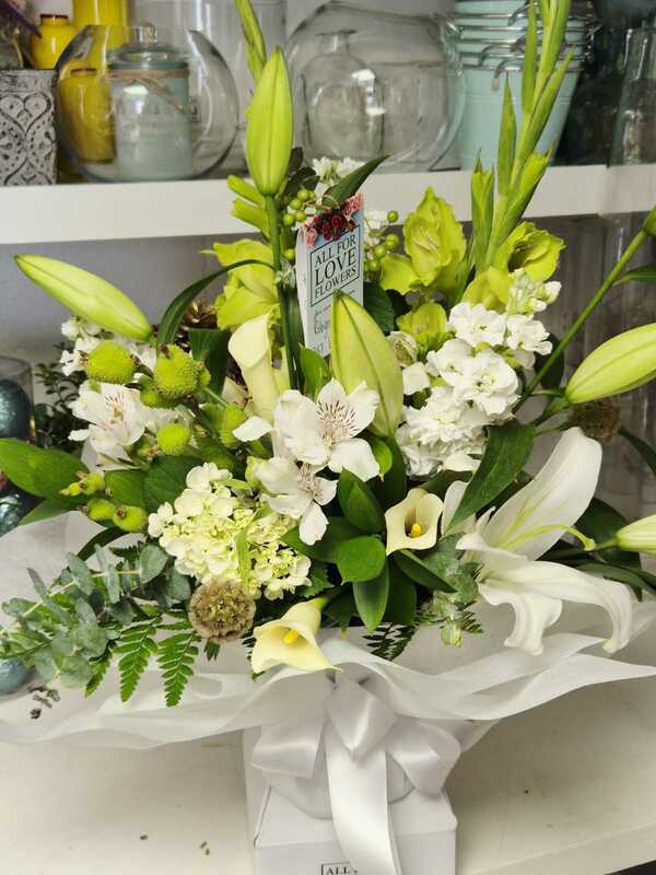 Flowers delivered to customer