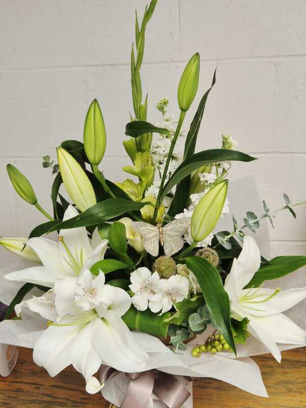 Flowers delivered to customer