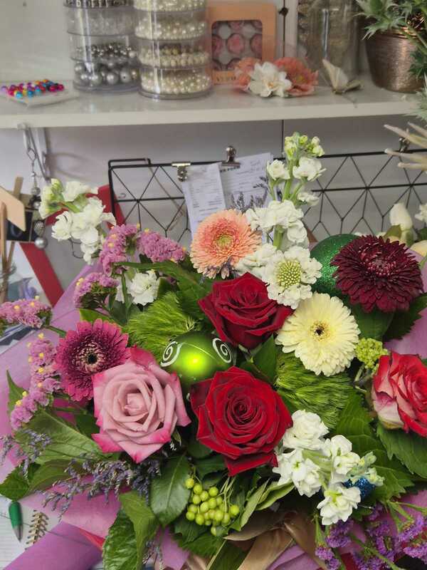 Flowers delivered to customer