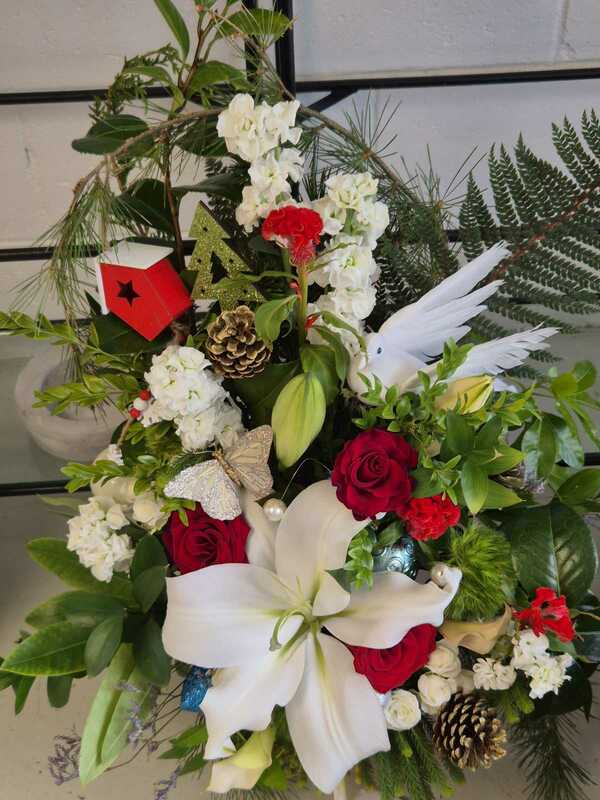 Flowers delivered to customer