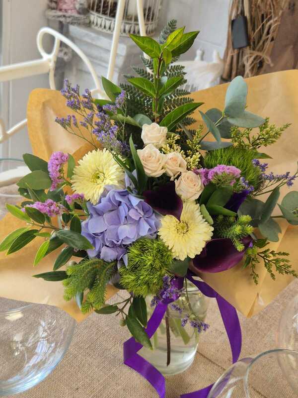 Flowers delivered to customer