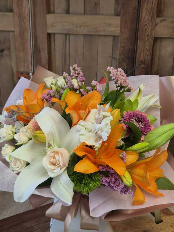 Flowers delivered to customer