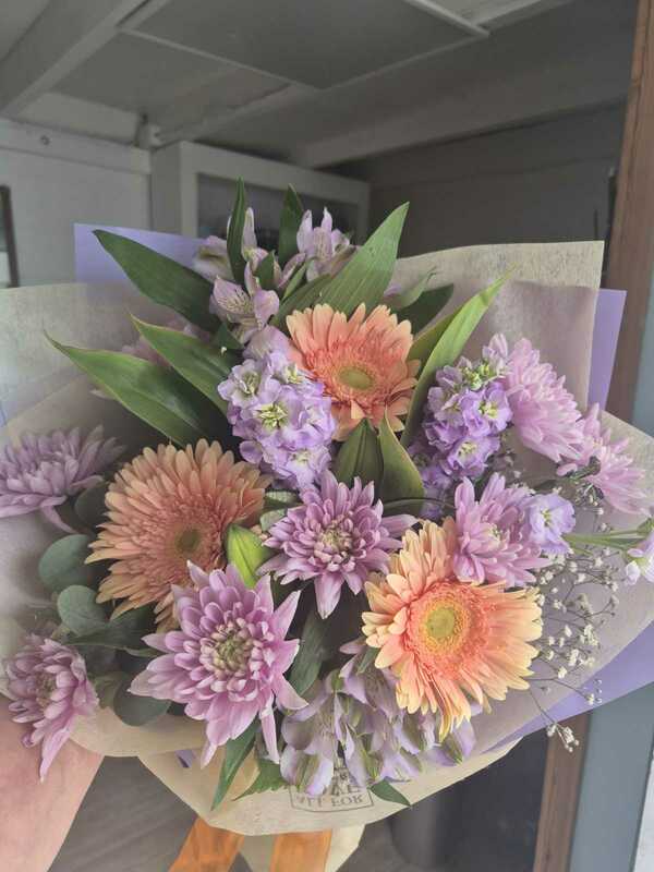 Flowers delivered to customer