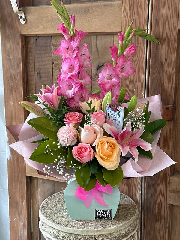 Flowers delivered to customer
