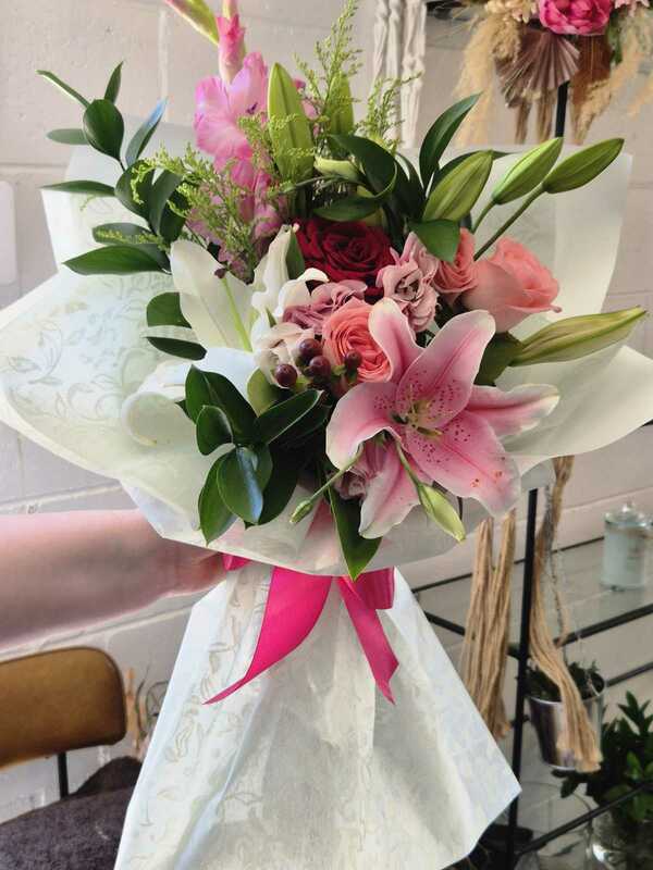 Flowers delivered to customer