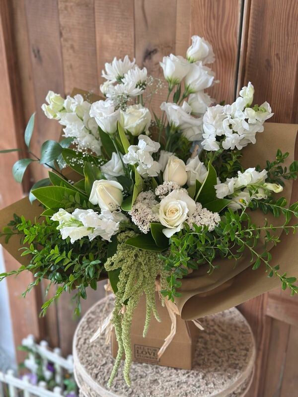 Flowers delivered to customer