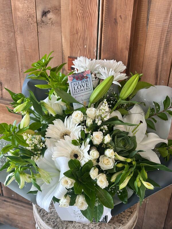 Flowers delivered to customer