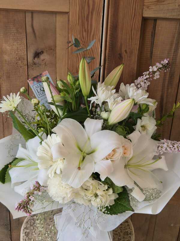 Flowers delivered to customer