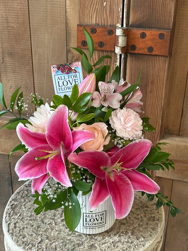 Flowers delivered to customer