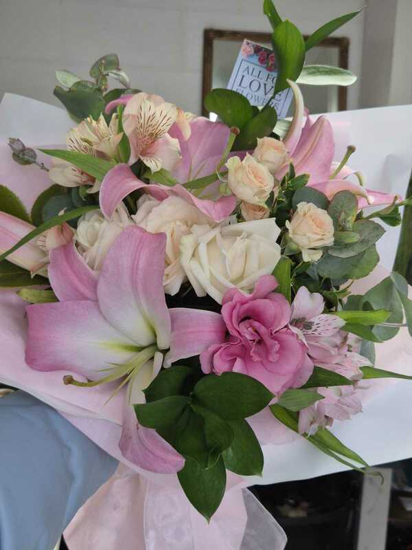 Flowers delivered to customer