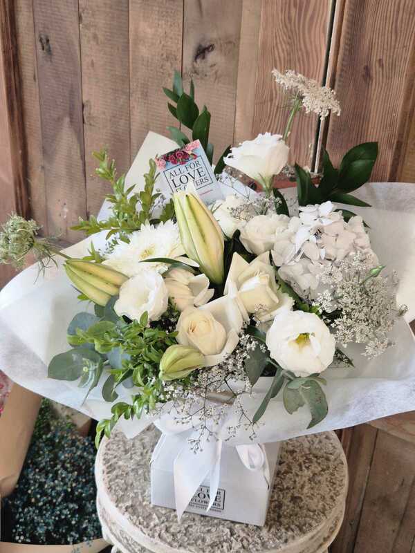 Flowers delivered to customer