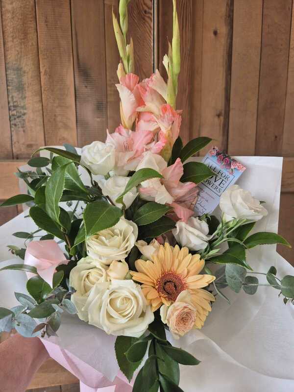 Flowers delivered to customer