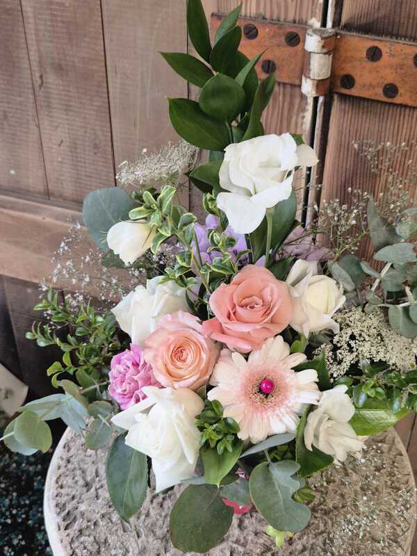 Flowers delivered to customer