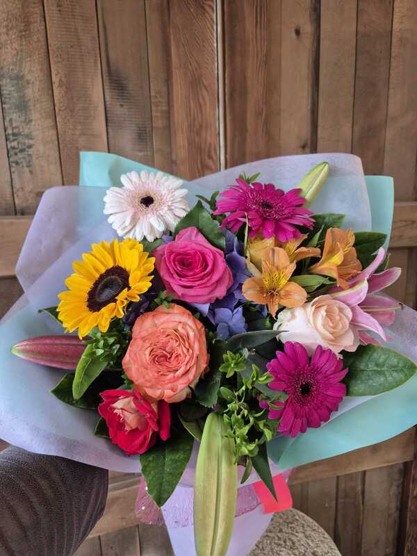 Flowers delivered to customer