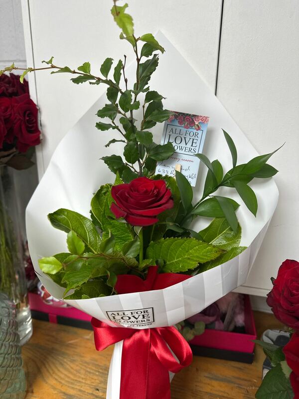 Flowers delivered to customer