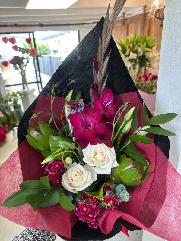 Flowers delivered to customer