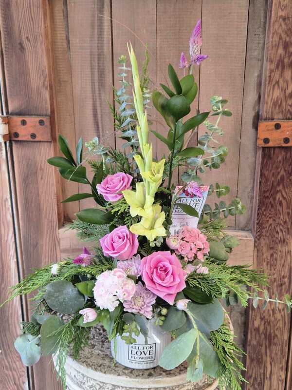 Flowers delivered to customer