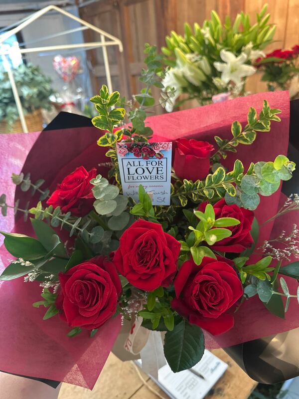 Flowers delivered to customer