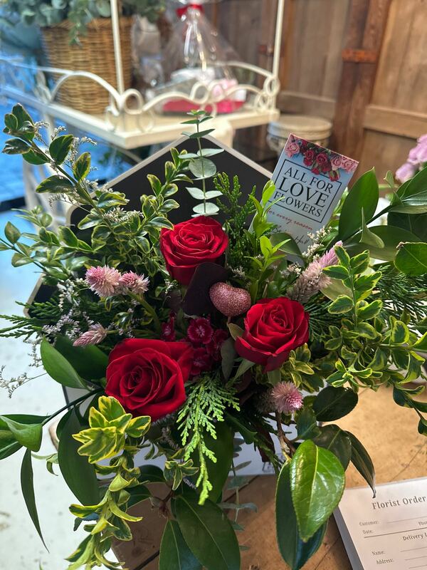 Flowers delivered to customer