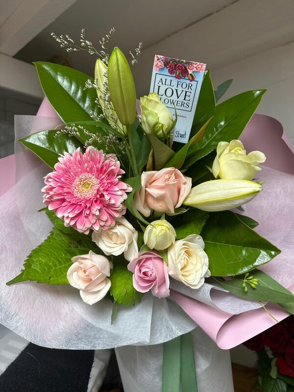 Flowers delivered to customer