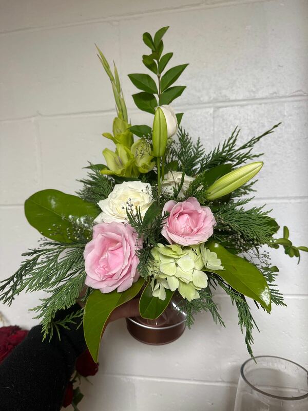 Flowers delivered to customer
