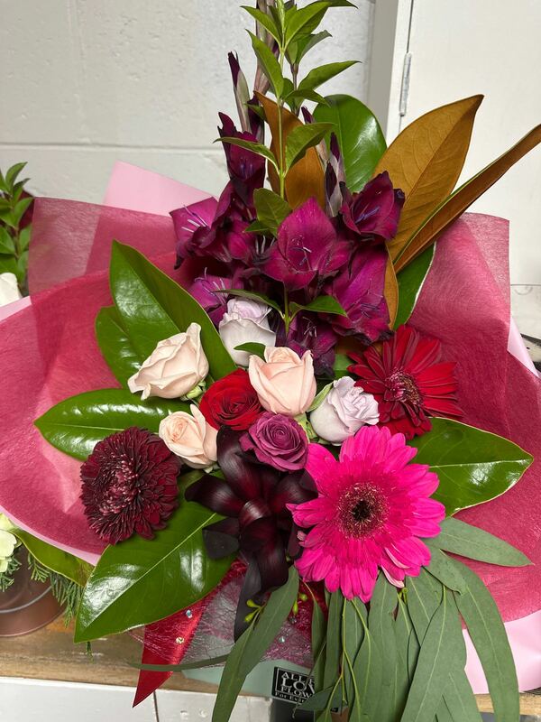 Flowers delivered to customer