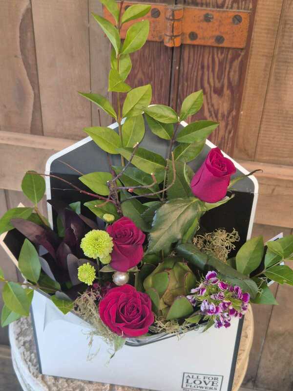 Flowers delivered to customer