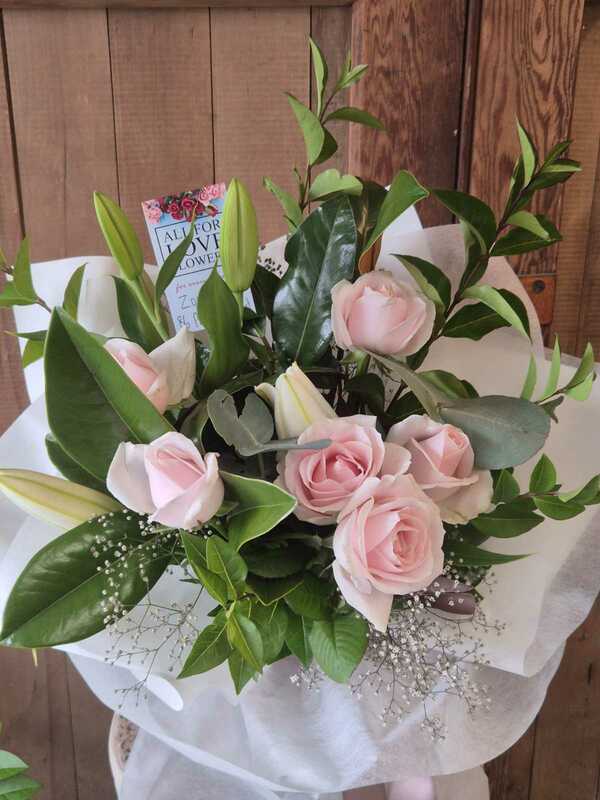 Flowers delivered to customer