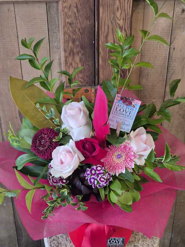 Flowers delivered to customer