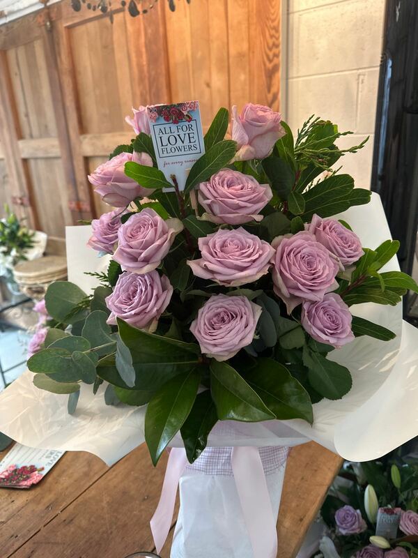 Flowers delivered to customer