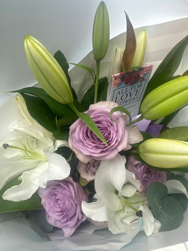 Flowers delivered to customer