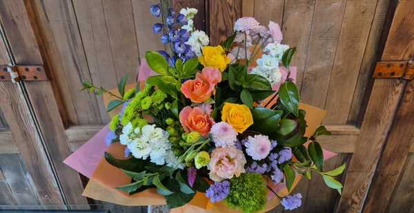 Flowers delivered to customer