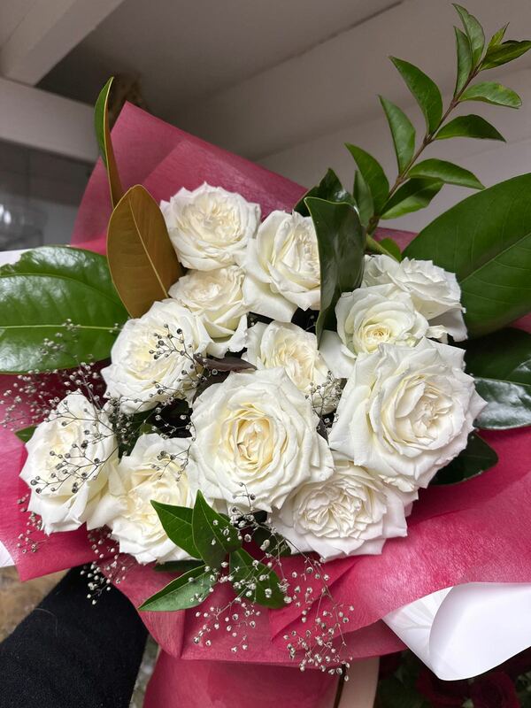 Flowers delivered to customer