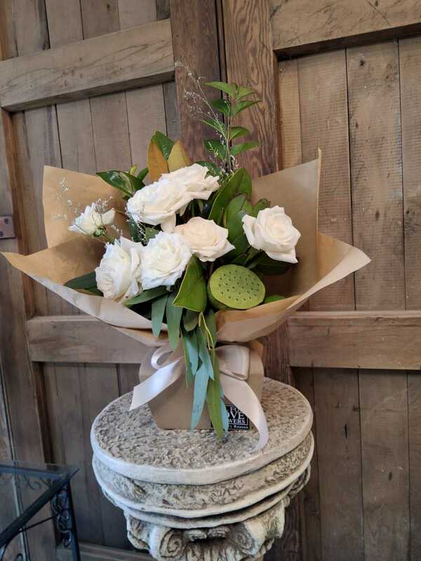 Flowers delivered to customer