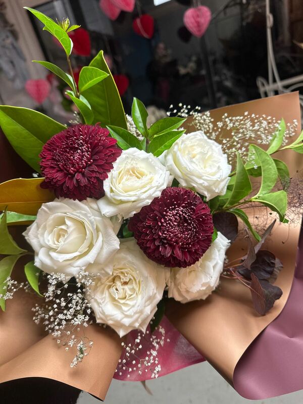 Flowers delivered to customer